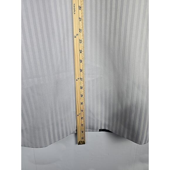 Falcone Longline Boy's Blazer 90s Suit Jacket 20R Pinstripe Gray - Picture 4 of 10